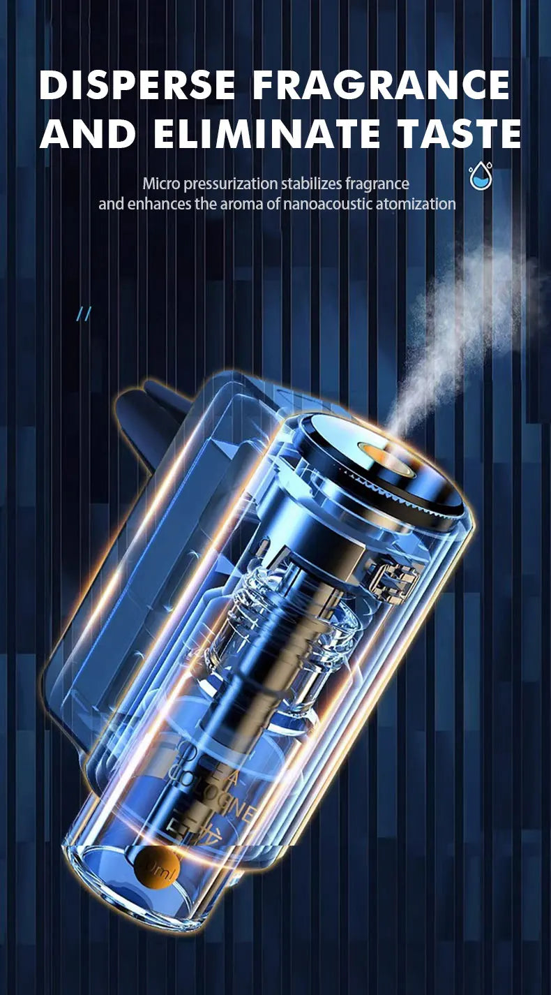 Difuzor de aer electric pentru mașină, umidificator de ventilație auto, ceață aromaterapie, odorizant de aer auto pentru îndepărtarea mirosurilor, accesorii auto