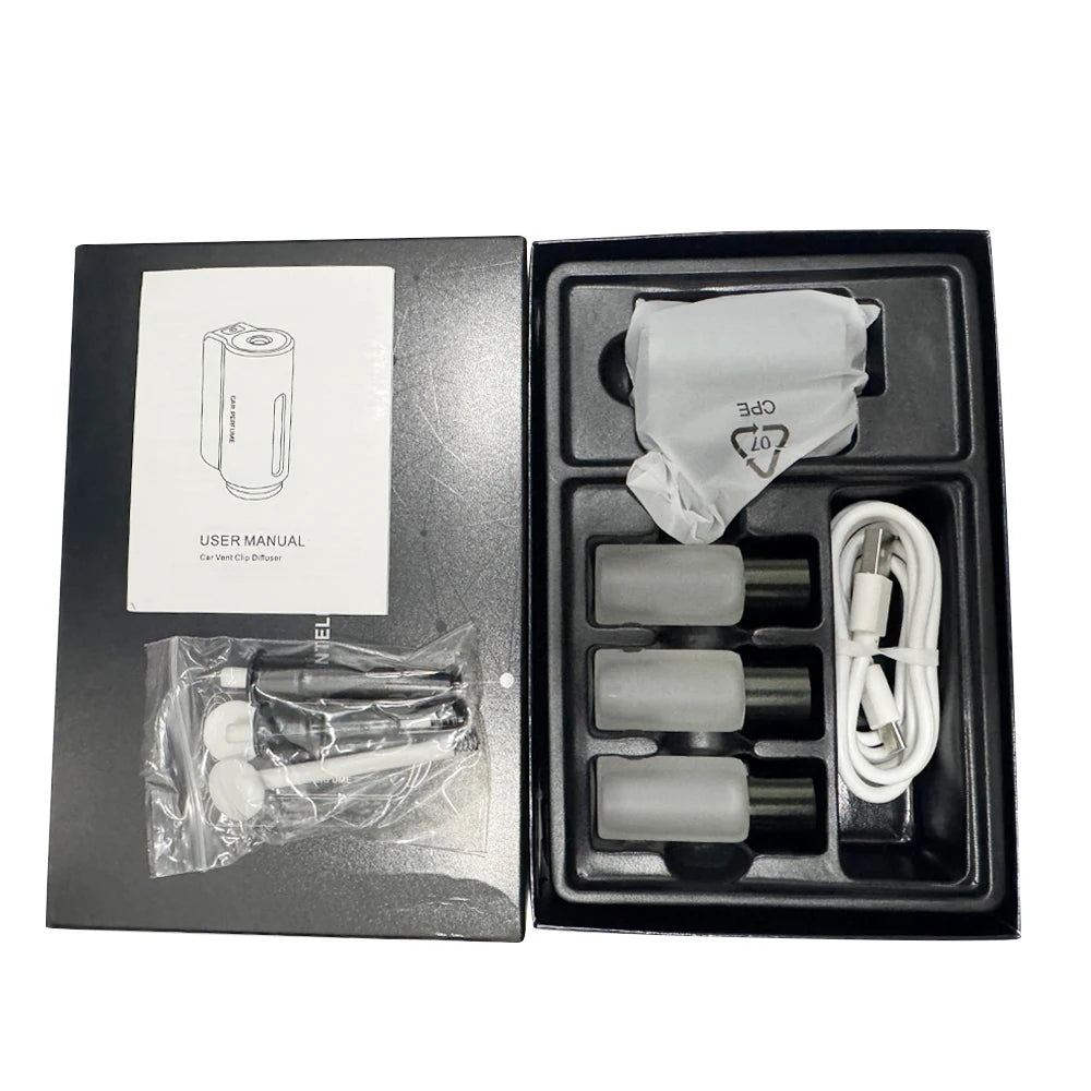 Difuzor de aer electric pentru mașină, umidificator de ventilație auto, ceață aromaterapie, odorizant de aer auto pentru îndepărtarea mirosurilor, accesorii auto