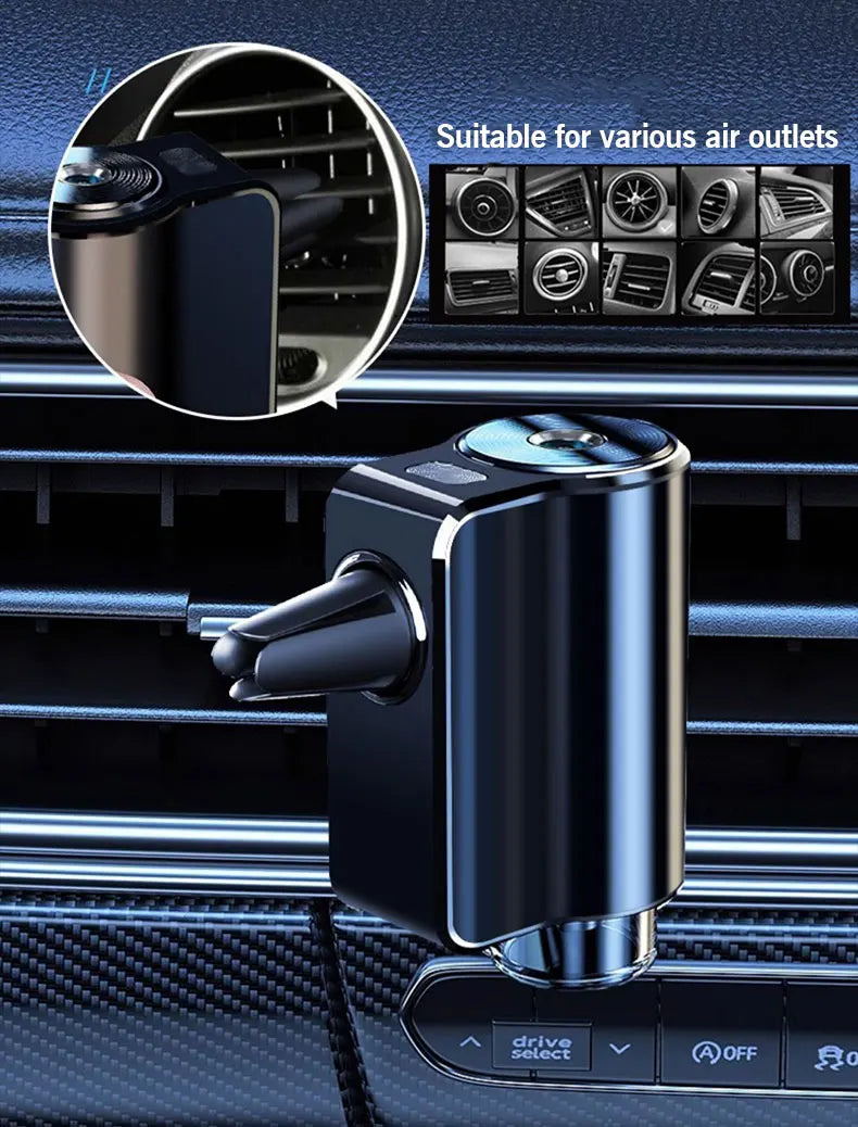 Difuzor de aer electric pentru mașină, umidificator de ventilație auto, ceață aromaterapie, odorizant de aer auto pentru îndepărtarea mirosurilor, accesorii auto